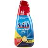 Finish Powergel, Gel Detersivo per Lavastoviglie Liquido, 42 Lavaggi, 940ml, Poteri Sgrassanti, Limone, Multiazione