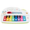 Fisher-Price Pianoforte di Cagnolino Ridi & Impara, Pianoforte Giocattolo Portatile con Luci, Musica, Versi degli Animali, Contenuti Educativi e 4 Modalità di Gioco, Edizione: Polacco, GFK02