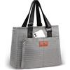 HSHRISH Borsa Termica Donna 12L Antifuga Multitasche Regolabile Leggera | Tasche cerniera Isolamento 6 ore Cerniere lisce Robusta Facile da pulire Shopping Scuola Viaggi Campeggio Picnic