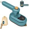 Herbst Ferro da stiro a vapore mini portatile, pieghevole, portatile, ferro da stiro da viaggio, ferro da stiro a secco e umido con serbatoio dell'acqua da 50 ml