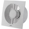 EUROPLAST Ø 150mm Aspiratore Bagno con Timer - Ventola Aspirazione Bianca - Estrattore Aria - Ventilatore da Parete per Cucina, Garage, WC