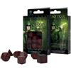 Q Workshop Dadi elfici neri e rossi Q Workshop (set di 7) - LatestBuy