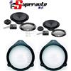 Superauto hi-fi Audison APK 165 kit casse auto a due vie 165mm, potenza RMS 100W a 4 Ohm set adattatori altoparlanti per AUDI A4 dal 2001 al 2008 Predisposizione Anteriore o Posteriore