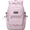 VARLIVOO Zaino Scuola Ragazza Zaino Porta PC 15.6 Pollici Donna Zainetto da Scuola Superiore Impermeabile Casual Zaini per Scuola Viaggio Università Viola