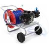 AgriEuro TOP-LINE Kit motopompa irrorazione con carrello - Pompa Comet MTP MC25 motore Loncin 148F-2