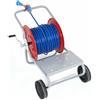 AgriEuro Premium Avvolgitubo irrorazione carrellato + tubo 100 mt 40 bar + pistola professionale