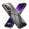 LYJERRY Cover + Vetrino Vetro Compatibilità con OPPO A5 Pro protezione Cover antiurto Custodia piu Vetro temperato Pellicola Per OPPO A5 Pro protettiva