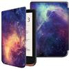 FINTIE Cover per Pocketbook Touch HD 3 / Touch Lux 5 & 4 / Basic Lux 3 & 2 / Color 2020 E-Reader - Sottile Leggero Custodia Protettivo con Funzione Auto Sveglia/Sonno, Galaxy