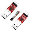 AYWHP Convertitori da USB a TTL CP2102 2 PCS HW-598 UART Serial Converter Module 3,3V e 5V con Cavi Jumper