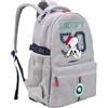 TDL Snoopy Peanuts Deluxe Zaino con Spalline Imbottite, Grigio, L