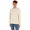Tommy Hilfiger Pullover Uomo Crew Neck Pullover in Maglia, Bianco (Calico), XL