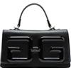 Gaelle handbag black maxi patch - nero, unica