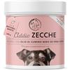 Annimally Addio Zecche in polvere per cani - 400g di polvere con olio di cumino nero, cisto, lievito di birra e alghe marine - Polvere efficace, completamente naturale come alternativa a compresse