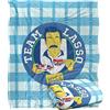 LOGOVISION Ted Lasso Team Lasso Coperta super morbida al tatto setoso - 152 x 127 cm
