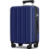 SHOWKOO Valigie Rigide Extra Grande Pezzi 100% Policarbonato Bagaglio Leggero Espandibile Ultra Durevole Valigia Trolley da Viaggio con Serratura Approvata Dalla Tsa e 4 Ruote Doppie XL,Verde