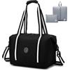 SPAHER Borsone da Viaggio Bagaglio a Mano 40x30x25 Eurowings Borsone Palestra Sportiva Grande Donna Uomo 30L Pieghevole Borsa da Viaggio Piscina Fitness Impermeabile Travel Duffel Cabin Bag