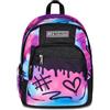 Seven Zaino Scuola Dual Detach, Fucsia Azzurro, Doppio Scomparto da 32 L Con Tasca PC, Tasca Borraccia, Tasca Con Organizer e Scomparto Staccabile, Scuola Media e Superiore, Zaino Ragazza