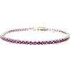 amorili bracciale tennis argento 925 mm 2,5 grif 4 (rubino cm 18)