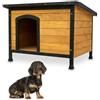 BB Loisir Cuccia per cani in legno di pino di alta qualità con tetto apribile Carlo- ideale per esterni 3 misure a scelta (Carlo M)