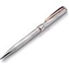 Grifos - Penna a sfera Argento Massiccio 925 - Personalizzabile - Incisione elicoidale - Particolari Placcati in oro rosso - Eleganza Artigianale - Made in Italy