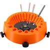 Lyreh Strumento per Affilare le Punte del Trapano, Affilapunte per Punte da Trapano Angolari Multiuso e Resistenti per Affilare Punte da Trapano da 2 a 13 mm e Smerigliatrice da 125 mm (Arancione)