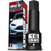 KIRXST Chiave a Bussola Esagonale d'Impatto, H16 Presa 1/2 Attacco, CR-MO, per Chiave Dinamometrica, Chiave a Cricchetto e Avvitatore a Batteria