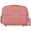 Pepe Jeans Accent Beauty case adattabile rosa 29 x 21 x 15 cm rigido ABS 9,14 L 2,8 kg by Joumma Bags, Rosa, Taglia unica, Beauty case adattabile