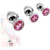 Jrxprxinps CP-Prodotti Con Divertenti Diamanti Rosa (3 Pezzi) Ṕlūg Ḁnàli Ḁnàlé Ḅūṱṱ Ṕlūg ḀnâlêŜêx Pîccólo Dilàtâtore Ânâls Dónna Ḁmǎl Ṕļūgs Plây Ṕlūg Ânâlṕlūg Tóy