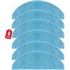 LOOHAOC 6 Panni in Microfibra per Mocio Compatibile con Conga 7490 Immortal/8290 Immortal-Riutilizzabili e Lavabili