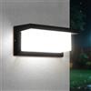CHENBEN Applique Esterno Impermeabile,Applique Da Parete Esterno 6500K Moderno,Luci Esterne Da Parete 18w Basso Consumo Energetico, Terrazze, Balconi, Cortili, Corridoi, Spazi Interni