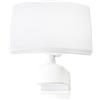 HUBER Faretto LED - 30 W, 3300 lm - per il montaggio a parete e ad angolo - Faretto LED per esterni, faretto da cortile, IP65, bianco