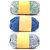 iSuperb 3 Pezzi Filato di Maglietta Filato all'Uncinetto Filato di Maglietta, Filato di Cotone Fai-da-Te,Knitting Yarn,per Maglieria Tappeto Borsa Borsa Filato (B)