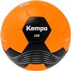 Kempa Leo, pallamano da allenamento e pallamano, per bambini e adulti, resistente e maneggevole, dalla taglia 0 alla taglia 3, arancione/nero, 2