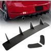 FWNT ABS Paraurti Posteriore Diffusore Pinne di Squalo Spoiler Labbro Ala per Golf 7 GTI, Auto Esterno Splitter Lama di Coda Accessori Telaio
