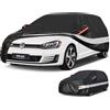 Holthly 10 strati Telo Copriauto per VW Golf/Volkswagen Golf 4/5/6/7/8(2012-2025),100% copertura auto impermeabile,Telo Copri Auto per Esterno,impermeabile,protezione UV,antivento,antipolvere