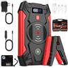 facaio Avviatore Batteria Auto, 1800A Portatile Avviatore Emergenza, Pompa D'aria Elettrica, Booster Avviamento Auto Per Motori a Benzina Fino a 7.0LGes o 5.5LDiesel 12V Avviatore di Emergenza, Jump Starter