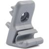 ROBUST CAR PARTS ROBUST - Staffa di montaggio per aletta parasole, colore: grigio, per Fiat Punto Fiorino Doblo Palio Bravo 713812631 735362747