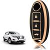 TOOMUME Cover Chiave TPU, Custodia Chiave Adatto per Nissan Qashqai J11 J12 Juke F15 Xtrail T32 Micra K13 K14 Infiniti Q50 QX60 EX35 FX45, Copri Chiavi Guscio Chiave Auto Telecomando - Bagagliaio