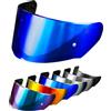 PSLER Visiera per Casco per LS2 Outer FF320 Rapid FF353 Assault FF328 Stream FF800,Visiera Colorata Accessori per Casco da Moto Ricambio(Blu Intenso)