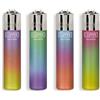 Clipper ACCENDINI CLIPPER LARGE METALLIC TRIPLE GRADIENT-BOX 48 Accendini Ricaricabili