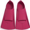 Jinfanshurich Pinne da nuoto in silicone, morbide e comode, per bambini, adulti, pinne corte per il nuoto, unisex per bambini e adulti, pinne corte (Rosso rose, S(33-35))