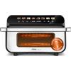 Ufesa Jacana, Friggitrice ad aria doppia resistenza 10 L, Fornetto Elettrico Ventilato Diametro 28 cm, Temperatura Massima 230ºC, Accessorio Griglia Forno, Tecnologia Air Pulse Ultra 360ºC