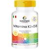 WARNKE VITALSTOFFE Vitamina K2 + D3 200µg / 1000 I.E. - 100 capsule OleoCaps di nostra produzione - K2VITAL® originale 99,7% all-trans K2 MK-7 - alto dosaggio| Warnke Vitalstoffe - Qualità da farmacia tedesca