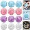 YOUNGSAY 12 Pezzi Palline per Asciugatrice, PVC Palline Lavatrice, Anti-Groviglio Palla per Asciugatrice, Riutilizzabili Palline Asciugatrice Antipiega (4 Colori)