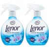 Lenor - Spray antipieghe Crease Releaser, rimuove le pieghe dai tessuti, fragranza Risveglio primaverile, confezione doppia, 2 x 500 ml