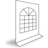 Generic Ambisphere - Gazebo da giardino in PVC, 550 g/m², 2 x 2 m, con finestra, in diverse dimensioni e colori, 2 x 2 m, colore: Bianco
