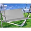 YYJAILZQ Coprisedile di Ricambio per Dondolo da Giardino,Coprisedili per Altalena da Giardino,Impermeabile 600D Oxford Tessuto Dondolo da Giardino Coprisedile,Resistente (148 * 52 * 52cm,Grau)