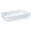 Acan Tradineur Vassoio Frigorifero Vaschetta in Plastica Riutilizzabile, Servire Cibo, Antipasti, Made in Spagna, 13 Litri, 54 x 39,5 x 8,5 cm - Bianco