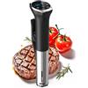 Karinear Sous Vide Roner, Roner Cucina a Bassa Temperatura, Cottura Cucina Macchina Professionale 1400W di Slow Cooker, 10-90℃ LED Disaplay Acciaio Inox Precisione Fornello Immersione Circolato