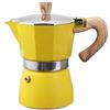Mnsun Macchina da caffè da 150 ml, adatta a piani cottura a induzione, in alluminio, per caffè espresso, per macchina da caffè con filtro